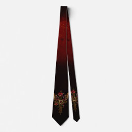Een elegant kruis stropdas