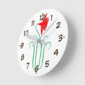 Eén ELEGANT VloerShow Ronde Klok (Hoek)