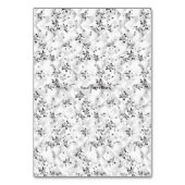 Een elegant zwart-wit ontwerp vol stijl kaart (Achterkant)