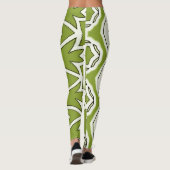 Een elegante abstracte "Ratti_Creative_Arts" Leggi Leggings (Achterkant)