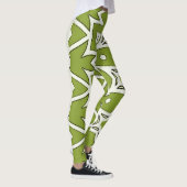 Een elegante abstracte "Ratti_Creative_Arts" Leggi Leggings (Rechts)