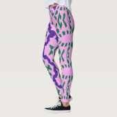 Een elegante abstracte "Ratti_Creative_Arts" Leggi Leggings (Links)