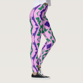 Een elegante abstracte "Ratti_Creative_Arts" Leggi Leggings (Rechts)
