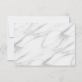 Een Elegante Bruiloft RSVP Kaartje (Achterkant)