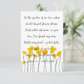 Een elegante en minimalistische groet Valentijnsda Bedankkaart (Staand voorkant)