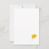 Een elegante en minimalistische groet Valentijnsda Bedankkaart (Achterkant)