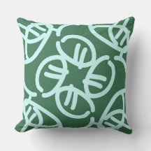Een elegante groene stof print patroon ontwerp t