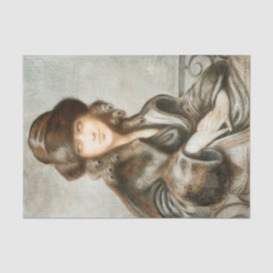 Een elegante jonge dame van Gerda Wegener Tissuepapier