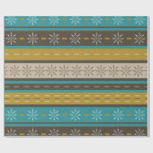 Een elegante kerst cadeaupapier (Vlak)