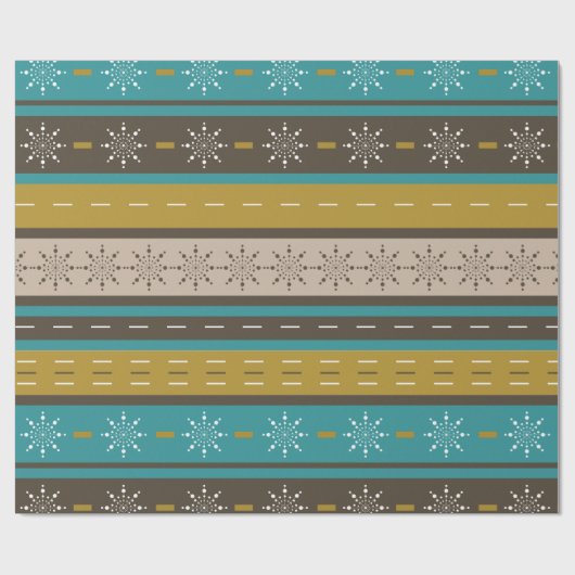 Een elegante kerst cadeaupapier (Vlak)