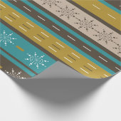 Een elegante kerst cadeaupapier (Hoek)