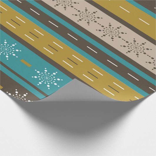 Een elegante kerst cadeaupapier (Hoek)