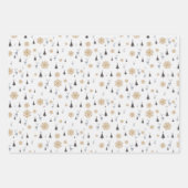 Een elegante kerst inpakpapier vel (Voorkant 3)