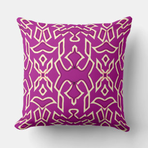 Een elegante klassieke multicolor stof design thri kussen