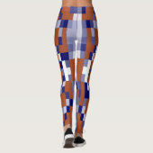 Een elegante kleurrijke "Ratti_Creative_Arts" Legg Leggings (Achterkant)