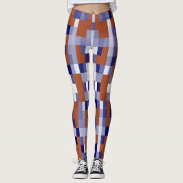 Een elegante kleurrijke "Ratti_Creative_Arts" Legg Leggings