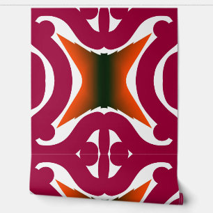 Een elegante magenta "Ratti_Creative_Arts" behang