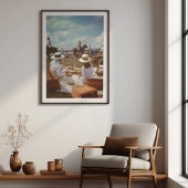 Een elegante middag: klassieke polo picknick poster