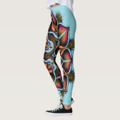 Een elegante naadloze "Ratti_Creative_Arts" Leggin Leggings (Links)