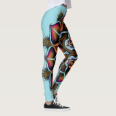Een elegante naadloze "Ratti_Creative_Arts" Leggin Leggings (Rechts)