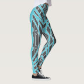 Een elegante naadloze "Ratti_Creative_Arts" Leggin Leggings (Rechts)