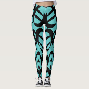Een elegante naadloze "Ratti_Creative_Arts" Leggin Leggings