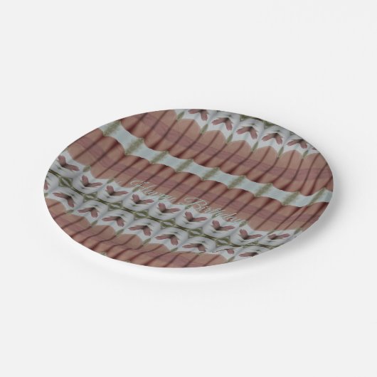 Een elegante ontwerper papieren bordje (Gekanteld)