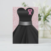 Een elegante roze lint gelegenheid - SRF Kaart (Staand voorkant)