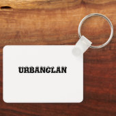 Een elegante sleutelhanger met een URBANGLAN-lette (Voorkant)