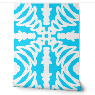 Een elegante turquoise "Ratti_Creative_Arts" behan Behang