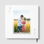 Een elegante Waterverf Wildflowers bruiloft Gastenboek (Achterkant)