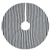 Een elegante zwarte en witte moderne Stripes Kerstboom Rok (Voorkant)