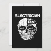 Een elektricien die ik niet kan oplossen.  feestdagenkaart (Voorkant)