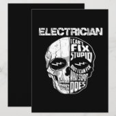 Een elektricien die ik niet kan oplossen. menu (Voorkant / Achterkant)