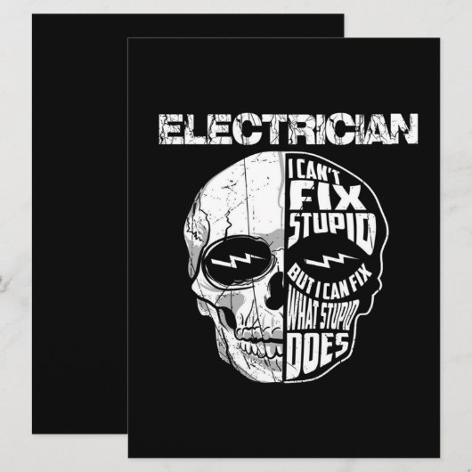 Een elektricien die ik niet kan oplossen. menu (Voorkant / Achterkant)