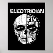 Een elektricien die ik niet kan oplossen. poster (Voorkant)