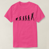 Een elektricien met gereedschap op een conciërge-l t-shirt (Design voorkant)