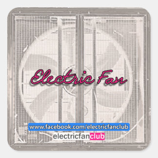 Een elektrische Fan Club Sticker
