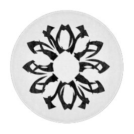Eén element bloempatroon snijplank