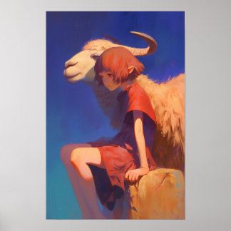 Een Elf en haar Vriend Poster