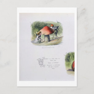 Een Elf in Search of a Fairy, illustratie van 'In Briefkaart