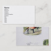 Een Elf in Search of a Fairy, illustratie van 'In Visitekaartje (Voorkant / Achterkant)