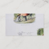 Een Elf in Search of a Fairy, illustratie van 'In Visitekaartje (Achterkant)