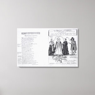 Een embleem van de antichrist canvas afdruk