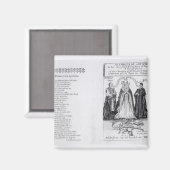 Een embleem van de antichrist magneet (Voorkant / Achterkant)