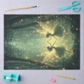 Een Emerald Forest Fairy Serie Ontwerp #4 Tissuepapier (Craft)