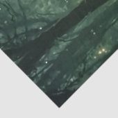Een Emerald Forest Fairy Serie Ontwerp #4 Tissuepapier (Detail)