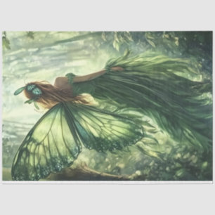 Een Emerald Forest Fairy Series Design #1 Tissuepapier