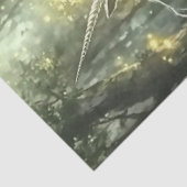 Een Emerald Forest Fairy Series Design #3 Tissuepapier (Detail)