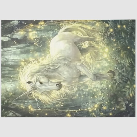 Een Emerald Forest Fairy Series Design #3 Tissuepapier (Voorkant)